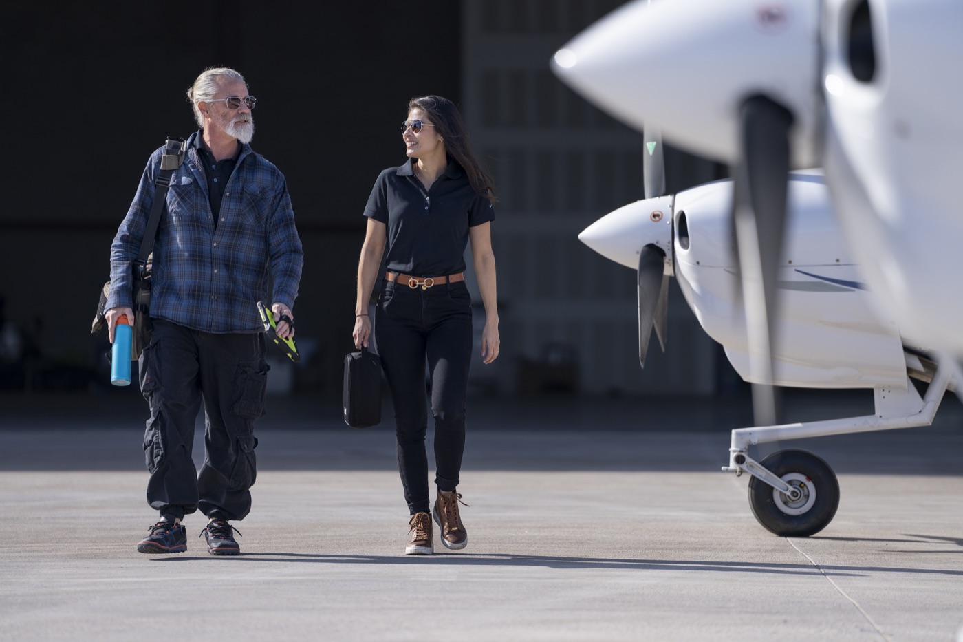 On the ramp